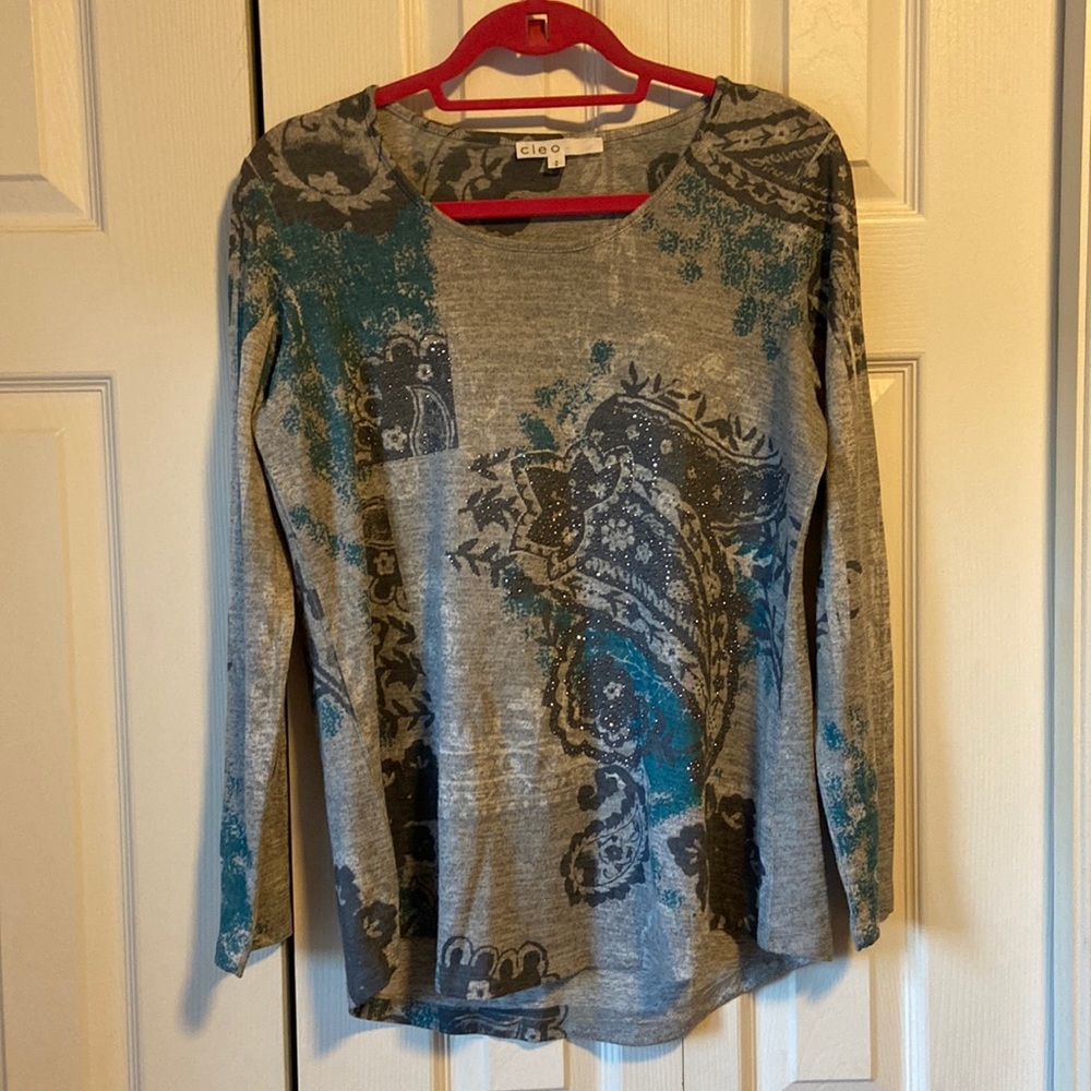 Cleo patterned tunic